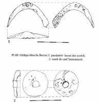 Cronica Cercetărilor Arheologice din România, Campania 2000. Raportul nr. 67, Gălăţui, Movila Berzei (Movila Coteţ, Movila Verde)<br /><a href='CronicaCAfotografii/2000/067/pl-iii-pandantiv-roata.jpg' target=_blank>Priveşte aceeaşi imagine într-o fereastră nouă</a>