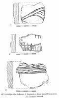 Cronica Cercetărilor Arheologice din România, Campania 2000. Raportul nr. 67, Gălăţui, Movila Berzei (Movila Coteţ, Movila Verde)<br /><a href='CronicaCAfotografii/2000/067/pl-vi-fragment-cu-decor-ceramica.jpg' target=_blank>Priveşte aceeaşi imagine într-o fereastră nouă</a>