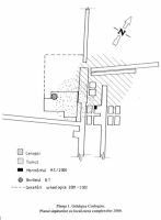 Cronica Cercetărilor Arheologice din România, Campania 2000. Raportul nr. 78, Grădiştea, Grădiştea Ceacu (Boian; La Castel)<br /><a href='CronicaCAfotografii/2000/078/plansa-1-gradistea-coslogeni-planul-sapaturilor.jpg' target=_blank>Priveşte aceeaşi imagine într-o fereastră nouă</a>