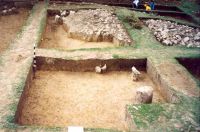 Chronicle of the Archaeological Excavations in Romania, 2001 Campaign. Report no. 182, Roşia Montană, Carpeni (Bisericuţă)<br /><a href='CronicaCAfotografii/2001/182/gauri-drum-roman-mnuai-04.jpg' target=_blank>Display the same picture in a new window</a>