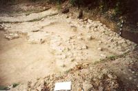 Chronicle of the Archaeological Excavations in Romania, 2001 Campaign. Report no. 182, Roşia Montană, Carpeni (Bisericuţă)<br /><a href='CronicaCAfotografii/2001/182/gauri-drum-roman-mnuai-15.jpg' target=_blank>Display the same picture in a new window</a>