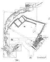 Chronicle of the Archaeological Excavations in Romania, 2001 Campaign. Report no. 182, Roşia Montană, Carpeni (Bisericuţă)<br /><a href='CronicaCAfotografii/2001/182/plan-drum-roman.jpg' target=_blank>Display the same picture in a new window</a>