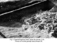 Chronicle of the Archaeological Excavations in Romania, 2003 Campaign. Report no. 97, Jurilovca, Capul Dolojman.<br /> Sector sectorIAB.<br /><a href='CronicaCAfotografii/2003/097/sectorIAB/jurilovca-argamum-3-sector-iab.jpg' target=_blank>Display the same picture in a new window</a>. Title: sectorIAB