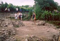 Chronicle of the Archaeological Excavations in Romania, 2003 Campaign. Report no. 142, Pietroasele, Staţiunea de Cercetări Viti-Vinicole Pietroasa (SCV Pietroasa)<br /><a href='CronicaCAfotografii/2003/142/pietroasele-sali-cu-paviment-c-e.jpg' target=_blank>Display the same picture in a new window</a>