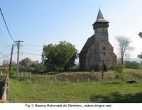 Chronicle of the Archaeological Excavations in Romania, 2003 Campaign. Report no. 172, Sântimbru, Biserica Reformată<br /><a href='CronicaCAfotografii/2003/172/santimbru-biserica-reformata-2.JPG' target=_blank>Display the same picture in a new window</a>