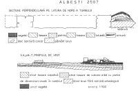 Cronica Cercetărilor Arheologice din România, Campania 2007. Raportul nr. 13, Albeşti, La Cetate<br /><a href='CronicaCAfotografii/2007/013-ALBESTI-CT-Cetate-C/sectiune-perpendiculara-pe-latura-de-n-a-turnului.jpg' target=_blank>Priveşte aceeaşi imagine într-o fereastră nouă</a>