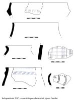 Cronica Cercetărilor Arheologice din România, Campania 2007. Raportul nr. 81, Independenţa, Pe terasă (Autostrada Bucureşti - Ploieşti, km 40+550 , 40+775)<br /><a href='CronicaCAfotografii/2007/081-INDEPENDENTA-PH-PETerasa-C/plansa-2-ceramica.jpg' target=_blank>Priveşte aceeaşi imagine într-o fereastră nouă</a>