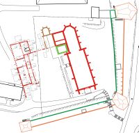 Cronica Cercetărilor Arheologice din România, Campania 2007. Raportul nr. 181, Târgu Mureş, Cetate (Cetatea medievală, Dealul Cetăţii)<br /><a href='CronicaCAfotografii/2007/181-TARGU-MURES-MS-Cetate-Comandament-2/plantopo2008.jpg' target=_blank>Priveşte aceeaşi imagine într-o fereastră nouă</a>