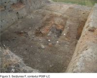 Cronica Cercetărilor Arheologice din România, Campania 2008. Raportul nr. 65, Pietrele, Gorgana<br /><a href='CronicaCAfotografii/2008/065/fig-3-sectiunea-f.jpg' target=_blank>Priveşte aceeaşi imagine într-o fereastră nouă</a>