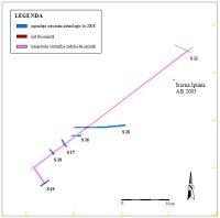 Cronica Cercetărilor Arheologice din România, Campania 2008. Raportul nr. 89, Sutoru, Gura Căpuşului (La Cetate, Pe Şes)<br /><a href='CronicaCAfotografii/2008/089/planul-sectiunilor.jpg' target=_blank>Priveşte aceeaşi imagine într-o fereastră nouă</a>