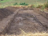 Cronica Cercetărilor Arheologice din România, Campania 2008. Raportul nr. 149, Fulgeriş, La Trei Cireşi (Dealul Fulgeriş).<br /> Sectorul Ilustratie.<br /><a href='CronicaCAfotografii/2008/149/fig2-1-aspect-general-al-sectiunii-s-x-in-timpul-cercetarii.JPG' target=_blank>Priveşte aceeaşi imagine într-o fereastră nouă</a>