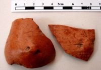 Cronica Cercetărilor Arheologice din România, Campania 2008. Raportul nr. 149, Fulgeriş, La Trei Cireşi (Dealul Fulgeriş).<br /> Sectorul Ilustratie.<br /><a href='CronicaCAfotografii/2008/149/fig7-2-fragmente-ceramice.JPG' target=_blank>Priveşte aceeaşi imagine într-o fereastră nouă</a>