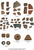 Cronica Cercetărilor Arheologice din România, Campania 2008. Raportul nr. 179, Râfov, Autostrada Bucureşti-Braşov, km. 53+000-53+600<br /><a href='CronicaCAfotografii/2008/179/8-ceramica-si-fusaiole.jpg' target=_blank>Priveşte aceeaşi imagine într-o fereastră nouă</a>