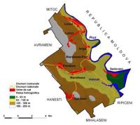 Chronicle of the Archaeological Excavations in Romania, 2008 Campaign. Report no. 182, Sadoveni, Lutărie<br /><a href='CronicaCAfotografii/2008/182/fig-1-harta-generala-a-comunei-manoleasa.jpg' target=_blank>Display the same picture in a new window</a>