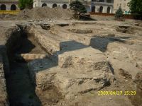 Chronicle of the Archaeological Excavations in Romania, 2009 Campaign. Report no. 121, Focşani, Grădina Publică<br /><a href='CronicaCAfotografii/2009/preventive/121/FOCSANI-VN-Piata-Unirii10.JPG' target=_blank>Display the same picture in a new window</a>