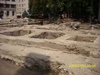 Chronicle of the Archaeological Excavations in Romania, 2009 Campaign. Report no. 121, Focşani, Grădina Publică<br /><a href='CronicaCAfotografii/2009/preventive/121/FOCSANI-VN-Piata-Unirii21.JPG' target=_blank>Display the same picture in a new window</a>