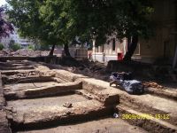 Chronicle of the Archaeological Excavations in Romania, 2009 Campaign. Report no. 121, Focşani, Grădina Publică<br /><a href='CronicaCAfotografii/2009/preventive/121/FOCSANI-VN-Piata-Unirii24.JPG' target=_blank>Display the same picture in a new window</a>