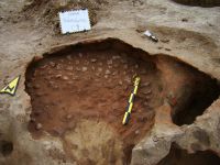 Cronica Cercetărilor Arheologice din România, Campania 2009. Raportul nr. 145, Negrileşti, Şcoala Generală (La Punte, Pin, Curtea Şcolii).<br /> Sectorul plansa-IMDA.<br /><a href='CronicaCAfotografii/2009/preventive/145/08-Substructie-vatra-C9.jpg' target=_blank>Priveşte aceeaşi imagine într-o fereastră nouă</a>