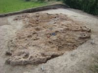 Cronica Cercetărilor Arheologice din România, Campania 2009. Raportul nr. 58, Poduri, Dealul Ghindarului (Rusăieşti)<br /><a href='CronicaCAfotografii/2009/sistematice/058/2Locuinta-9-distrugere.jpg' target=_blank>Priveşte aceeaşi imagine într-o fereastră nouă</a>