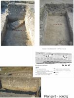 Chronicle of the Archaeological Excavations in Romania, 2011 Campaign. Report no. 1, Adamclisi, Cetate.<br /> Sector SECTOR-A.<br /><a href='CronicaCAfotografii/2011/001/SECTOR-A/plansa-5-sondaj.jpg' target=_blank>Display the same picture in a new window</a>. Title: SECTOR-A
