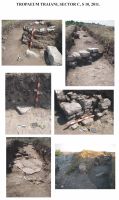 Chronicle of the Archaeological Excavations in Romania, 2011 Campaign. Report no. 1, Adamclisi, Cetate.<br /> Sector SECTOR-C.<br /><a href='CronicaCAfotografii/2011/001/SECTOR-C/tt-2011-sector-c-fig-1.jpg' target=_blank>Display the same picture in a new window</a>. Title: SECTOR-C