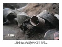 Chronicle of the Archaeological Excavations in Romania, 2011 Campaign. Report no. 87, Unip, Dealu Cetăţuica.<br /> Sector IMDA.<br /><a href='CronicaCAfotografii/2011/087/IMDA/unip-imda-fig-3.jpg' target=_blank>Display the same picture in a new window</a>. Title: IMDA