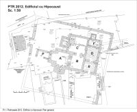 Cronica Cercetărilor Arheologice din România, Campania 2012. Raportul nr. 52, Pietroasele<br /><a href='CronicaCAfotografii/2012/052-PIETROASELE-BZ/pietroasele-edificiul-cu-hipocaust-plan-general-1.jpg' target=_blank>Priveşte aceeaşi imagine într-o fereastră nouă</a>