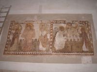 Cronica Cercetărilor Arheologice din România, Campania 2012. Raportul nr. 99, Sântimbru, Capela "Sf. Margareta ( Margit-Kapolna)" (Capela Margit-Kapolna)<br /><a href='CronicaCAfotografii/2012/099-SANTIMBRU-HR-Margit-Kapolna/02-fresca.JPG' target=_blank>Priveşte aceeaşi imagine într-o fereastră nouă</a>