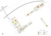 Cronica Cercetărilor Arheologice din România, Campania 2014. Raportul nr. 119, Fulgeriş, La Trei Cireşi (Dealul Fulgeriş).<br /> Sectorul Ilustratie.<br /><a href='CronicaCAfotografii/2014/119-Fulgeris/fig-2-plan-detaliu-sapaturi-2014.jpg' target=_blank>Priveşte aceeaşi imagine într-o fereastră nouă</a>