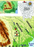 Chronicle of the Archaeological Excavations in Romania, 2015 Campaign. Report no. 51, Tăcuta, Dealul Miclea (Paic)<br /><a href='CronicaCAfotografii/2015/051-Tacuta-Dealul-Miclea/fig-1-tacuta-016-localizarea-generala.jpg' target=_blank>Display the same picture in a new window</a>