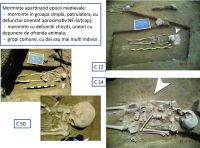 Cronica Cercetărilor Arheologice din România, Campania 2015. Raportul nr. 83, Capidava, Cetate.<br /> Sectorul sector-X.<br /><a href='CronicaCAfotografii/2015/083-Capidava/pl-4-extramuros-morminte-de-inhumatie-descoperite-in-necrop.jpg' target=_blank>Priveşte aceeaşi imagine într-o fereastră nouă</a>