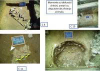 Cronica Cercetărilor Arheologice din România, Campania 2015. Raportul nr. 83, Capidava, Cetate.<br /> Sectorul sector-X.<br /><a href='CronicaCAfotografii/2015/083-Capidava/pl-6-extramuros-morminte-de-inhumatie-cu-defunctii-depusi-in.jpg' target=_blank>Priveşte aceeaşi imagine într-o fereastră nouă</a>