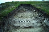 Chronicle of the Archaeological Excavations in Romania, 2016 Campaign. Report no. 25, Dunăreni, Dealul Muzait<br /><a href='CronicaCAfotografii/2016/025-Dunareni-CT-Punct-Sacidava/fig-c2-zid-trans.jpg' target=_blank>Display the same picture in a new window</a>