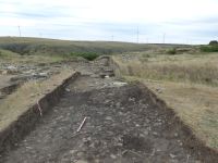 Cronica Cercetărilor Arheologice din România, Campania 2017. Raportul nr. 214, Pantelimon, Cetate<br /><a href='CronicaCAfotografii/2017/rest-sapaturi-nepublicate/214-Pantelimonu-de-Sus-Constanta-Basilica/1-sud-suprafata-m46-52-nivel-daramatura-n1.JPG' target=_blank>Priveşte aceeaşi imagine într-o fereastră nouă</a>