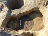 Cronica Cercetărilor Arheologice din România, Campania 2017. Raportul nr. 214, Pantelimon, Cetate<br /><a href='CronicaCAfotografii/2017/rest-sapaturi-nepublicate/214-Pantelimonu-de-Sus-Constanta-Basilica/3-sud-groapa-n1-conturare.JPG' target=_blank>Priveşte aceeaşi imagine într-o fereastră nouă</a>