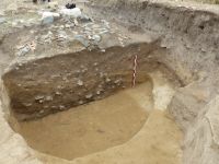 Cronica Cercetărilor Arheologice din România, Campania 2017. Raportul nr. 214, Pantelimon, Cetate<br /><a href='CronicaCAfotografii/2017/rest-sapaturi-nepublicate/214-Pantelimonu-de-Sus-Constanta-Basilica/5-sud-complex-adancit-n2-in-fata-narthexului.JPG' target=_blank>Priveşte aceeaşi imagine într-o fereastră nouă</a>