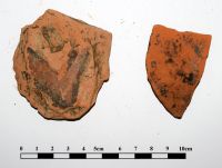 Cronica Cercetărilor Arheologice din România, Campania 2018. Raportul nr. 22, Fulgeriş, La Trei Cireşi (Dealul Fulgeriş).<br /> Sectorul Ilustratie.<br /><a href='CronicaCAfotografii/2018/1-sistematice/022-Fulgeris-BC-s/Ilustratie/fig-6-d-fragmente-ceramice-descoperite-in-s3.JPG' target=_blank>Priveşte aceeaşi imagine într-o fereastră nouă</a>. Titlu: Ilustratie