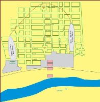 , Drobeta-Turnu Severin<br /><a href='https://ran.cimec.ro/RANatasamente/i1/124197C696484C66A1A5BDDA109CEB5D.jpg' target=_blank>Priveşte aceeaşi imagine într-o fereastră nouă</a>. Autor: Mișu Davidescu. Titlu: Planul orașului roman Drobeta. Sursa: Cristian Găzdac, Agnes Alfoldy Găzdac, Marin Neagoe, Oana Neagoe, Drobeta. The neved abandoned city of Roman Dacia, Mega Publishing House, Cluj-Napoca, 2015, p. 49, harta 9