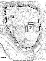 Chronicle of the Archaeological Excavations in Romania, 2021 Campaign. Report no. 1, Adamclisi, Cetate<br /><a href='https://ran.cimec.ro/RANatasamente/i1/DB623C4261204D34B9D2040374CF697C.jpg' target=_blank>Display the same picture in a new window</a>. Author: Barnea, Alexandru et all.. Title: Planul cetății Adamclisi. Source: Barnea et all., Tropaeum Traiani I. Cetatea, Editura Academiei Republicii Socialiste România, București, 1979.