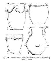 , Mărgăriteşti, La Cetate<br /><a href='https://ran.cimec.ro/RANatasamente/i2/F4BC77DE6D4D43E8ADD698F889D7C7B4.jpg' target=_blank>Display the same picture in a new window</a>. Author: Constantin Preda. Title: Ceramică getică descoperită în săpăturile din cetatea de la Mărgăritești. Source: Bondoc Dorel, Cetatea getică de la Mărgăritești, județul Olt: studiu arheologic, 2021, fig 6