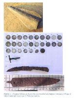 , Vlad Ţepeş<br /><a href='https://ran.cimec.ro/RANatasamente/i2/3B54FA5E6FCF48DBA4CA9FB420ED0675.jpg' target=_blank>Priveşte aceeaşi imagine într-o fereastră nouă</a>. Autor: Ana Ilie et all. Titlu: Alte piese indicate de detectoriști ca provenind din Pădure Comana și ridicate de Muzeul Județean Giurgiu de la Primăria Comana. Sursa: Ana Ilie, Raport de diagnostic arheologic, 2023