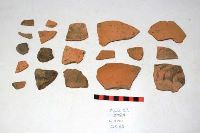 Cronica Cercetărilor Arheologice din România, Campania 2021. Raportul nr. 24, Fulgeriş, La Trei Cireşi (Dealul Fulgeriş)<br /><a href='https://ran.cimec.ro/RANatasamente/i2/B4182EB31E534DF9B9509BE52C563418.jpg' target=_blank>Priveşte aceeaşi imagine într-o fereastră nouă</a>. Titlu: Fulgeriș, La trei cireși – Fragmente ceramice: 1. Gr. 59; 2-3. Gr. 60