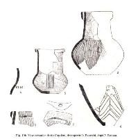 , Basarabi, Cetăţuia (La Cetate)<br /><a href='https://ran.cimec.ro/RANatasamente/i3/197E739FF3BB436A953038F91BC94EB1.jpg' target=_blank>Display the same picture in a new window</a>. Title: Monede din tezaurul medieval de la Cetățuia. Source: Dorel Bondoc, Siturile arheologice de pe raza localității Calafat, Ciupercenii Vechi, Golenți și Basarabi, județul Dolj, 2025, Basarabi, Cetăţuia (La Cetate)<br /><a href='https://ran.cimec.ro/RANatasamente/i3/B7A0BF6CB069498A9BECE4E07EC5AB4F.jpg' target=_blank>Display the same picture in a new window</a>. Title: Monede grecești din tezaurul monetar descoperit la Basarabi - Cetățuia. Source: Dorel Bondoc, Siturile arheologice de pe raza localității Calafat, Ciupercenii Vechi, Golenți și Basarabi, județul Dolj, 2025, Basarabi, Cetăţuia (La Cetate)<br /><a href='https://ran.cimec.ro/RANatasamente/i3/E4838B6DEF084CBD91B746098015BC88.jpg' target=_blank>Display the same picture in a new window</a>. Title: Tezaurul medieval de la Basarabi-Cetățuia. Source: Dorel Bondoc, Siturile arheologice de pe raza localității Calafat, Ciupercenii Vechi, Golenți și Basarabi, județul Dolj, 2025, Basarabi, Cetăţuia (La Cetate)<br /><a href='https://ran.cimec.ro/RANatasamente/i3/71B45891D0F848F89B5101926C86F132.jpg' target=_blank>Display the same picture in a new window</a>. Author: Dorel Bondoc. Title: Fotografie de teren cu valul și șanțul de apărare al așezării medievale de la Basarabi - Cetățuia. Source: Dorel Bondoc, Siturile arheologice de pe raza localității Calafat, Ciupercenii Vechi, Golenți și Basarabi, județul Dolj, 2025, Basarabi, Cetăţuia (La Cetate)<br /><a href='https://ran.cimec.ro/RANatasamente/i3/93783F8607BE41AB9E49517D9C50697D.jpg' target=_blank>Display the same picture in a new window</a>. Author: Dorel Bondoc. Title: Fotografie de teren cu valul și șanțul de apărare al așezării medievale de la Basarabi - Cetățuia. Source: Dorel Bondoc, Siturile arheologice de pe raza localității Calafat, Ciupercenii Vechi, Golenți și Basarabi, județul Dolj, 2025, Basarabi, Cetăţuia (La Cetate)<br /><a href='https://ran.cimec.ro/RANatasamente/i3/34C7AC9FC29948AC84111A0F27108ED6.jpg' target=_blank>Display the same picture in a new window</a>. Author: Elena Busuioc și Dumitru Vâlceanu. Title: Ceramică medievală descoperită în timpul săpăturilor din anii 1968-1969. Source: Dorel Bondoc, Siturile..., 2025, apud Elena Busuior, Dumitru Vâlceanu, Ceramica din aşezarea medievală de la Basarabi-Calafat (sec. al XIV-lea), SCIVA, XXVII, 4, 1976, p. 498, fig. 1., Basarabi, Cetăţuia (La Cetate)<br /><a href='https://ran.cimec.ro/RANatasamente/i3/DBDEBE6484B24913919FF102710A4017.jpg' target=_blank>Display the same picture in a new window</a>. Author: Elena Busuioc și Dumitru Vâlceanu. Title: Ceramică medievală descoperită în timpul săpăturilor din anii 1968-1969. Source: Dorel Bondoc, Siturile..., 2025, apud Elena Busuior, Dumitru Vâlceanu, Ceramica din aşezarea medievală de la Basarabi-Calafat (sec. al XIV-lea), SCIVA, XXVII, 4, 1976, p. 499, fig. 2., Basarabi, Cetăţuia (La Cetate)<br /><a href='https://ran.cimec.ro/RANatasamente/i3/2085EBC2EAC84F40A9D635E6CC50774F.jpg' target=_blank>Display the same picture in a new window</a>. Author: Elena Busuioc și Dumitru Vâlceanu. Title: Ceramică medievală descoperită în timpul săpăturilor din anii 1968-1969. Source: Dorel Bondoc, Siturile..., 2025, apud Elena Busuior, Dumitru Vâlceanu, Ceramica din aşezarea medievală de la Basarabi-Calafat (sec. al XIV-lea), SCIVA, XXVII, 4, 1976, p. 500, fig. 3., Basarabi, Cetăţuia (La Cetate)<br /><a href='https://ran.cimec.ro/RANatasamente/i3/CF818E095CAC4A07B91C04D66AE4673E.jpg' target=_blank>Display the same picture in a new window</a>. Author: Elena Busuioc și Dumitru Vâlceanu. Title: Ceramică medievală descoperită în timpul săpăturilor din anii 1968-1969. Source: Dorel Bondoc, Siturile..., 2025, apud Elena Busuior, Dumitru Vâlceanu, Ceramica din aşezarea medievală de la Basarabi-Calafat (sec. al XIV-lea), SCIVA, XXVII, 4, 1976, p. 501, fig. 4., Basarabi, Cetăţuia (La Cetate)<br /><a href='https://ran.cimec.ro/RANatasamente/i3/5B6A2FB62CB04EE08486B544B23C68D8.jpg' target=_blank>Display the same picture in a new window</a>. Author: Elena Busuioc și Dumitru Vâlceanu. Title: Ceramică medievală descoperită în timpul săpăturilor din anii 1968-1969. Source: Dorel Bondoc, Siturile..., 2025, apud Elena Busuior, Dumitru Vâlceanu, Ceramica din aşezarea medievală de la Basarabi-Calafat (sec. al XIV-lea), SCIVA, XXVII, 4, 1976, p. 502, fig. 5., Basarabi, Cetăţuia (La Cetate)<br /><a href='https://ran.cimec.ro/RANatasamente/i3/6B486AF9F1284B378A9B27F75FD54465.jpg' target=_blank>Display the same picture in a new window</a>. Author: Elena Busuioc și Dumitru Vâlceanu. Title: Ceramică medievală descoperită în timpul săpăturilor din anii 1968-1969. Source: Dorel Bondoc, Siturile..., 2025, apud Elena Busuior, Dumitru Vâlceanu, Ceramica din aşezarea medievală de la Basarabi-Calafat (sec. al XIV-lea), SCIVA, XXVII, 4, 1976, p. 503, fig. 6., Basarabi, Cetăţuia (La Cetate)<br /><a href='https://ran.cimec.ro/RANatasamente/i3/8ED790851C8D4FCAA18553B2B01C3A4C.jpg' target=_blank>Display the same picture in a new window</a>. Author: Elena Busuioc și Dumitru Vâlceanu. Title: Ceramică medievală descoperită în timpul săpăturilor din anii 1968-1969. Source: Dorel Bondoc, Siturile..., 2025, apud Elena Busuior, Dumitru Vâlceanu, Ceramica din aşezarea medievală de la Basarabi-Calafat (sec. al XIV-lea), SCIVA, XXVII, 4, 1976, p. 505, fig. 7., Basarabi, Cetăţuia (La Cetate)<br /><a href='https://ran.cimec.ro/RANatasamente/i3/1A63A4A236804A0DA300CE364B95EEFA.jpg' target=_blank>Display the same picture in a new window</a>. Author: Elena Busuioc și Dumitru Vâlceanu. Title: Ceramică medievală descoperită în timpul săpăturilor din anii 1968-1969. Source: Dorel Bondoc, Siturile..., 2025, apud Elena Busuior, Dumitru Vâlceanu, Ceramica din aşezarea medievală de la Basarabi-Calafat (sec. al XIV-lea), SCIVA, XXVII, 4, 1976, p. 511, fig. 8., Basarabi, Cetăţuia (La Cetate)<br /><a href='https://ran.cimec.ro/RANatasamente/i3/8081933E21B4467FB444F6D5148756D6.jpg' target=_blank>Display the same picture in a new window</a>. Author: Elena Busuioc și Dumitru Vâlceanu. Title: Ceramică medievală descoperită în timpul săpăturilor din anii 1968-1969. Source: Dorel Bondoc, Siturile..., 2025, apud Elena Busuior, Dumitru Vâlceanu, Ceramica din aşezarea medievală de la Basarabi-Calafat (sec. al XIV-lea), SCIVA, XXVII, 4, 1976, p. 513, fig. 10., Basarabi, Cetăţuia (La Cetate)<br /><a href='https://ran.cimec.ro/RANatasamente/i3/0A5A239AAD5F4B449404B81816D15183.jpg' target=_blank>Display the same picture in a new window</a>. Author: Petre Roman. Title: Ceramică de epoca bronzului descoperită în situl de la Basarabi - Cetățuia. Source: Dorel Bondoc, Siturile....,2025, apud Petre Roman, Cultura Coțofeni, București, 1976, Basarabi, Cetăţuia (La Cetate)<br /><a href='https://ran.cimec.ro/RANatasamente/i3/F7668019658F43609A2C7788FA03DFD8.jpg' target=_blank>Display the same picture in a new window</a>. Author: Petre Roman. Title: Ceramică de epoca bronzului descoperită în situl de la Basarabi - Cetățuia. Source: Dorel Bondoc, Siturile....,2025, apud Petre Roman, Cultura Coțofeni, București, 1976, Basarabi, Cetăţuia (La Cetate)<br /><a href='https://ran.cimec.ro/RANatasamente/i3/1FD3494FDC5D489C8B87C2A605386CCF.jpg' target=_blank>Display the same picture in a new window</a>. Author: Petre Roman. Title: Ceramică de epoca bronzului descoperită în situl de la Basarabi - Cetățuia. Source: Dorel Bondoc, Siturile....,2025, apud Petre Roman, Cultura Coțofeni, București, 1976, Basarabi, Cetăţuia (La Cetate)<br /><a href='https://ran.cimec.ro/RANatasamente/i3/13DD8378FE1F405C992CFAB7EC5A4C50.jpg' target=_blank>Display the same picture in a new window</a>. Author: Petre Roman. Title: Ceramică de epoca bronzului descoperită în situl de la Basarabi - Cetățuia. Source: Dorel Bondoc, Siturile....,2025, apud Petre Roman, Cultura Coțofeni, București, 1976